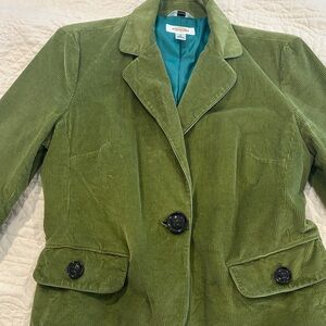 Like NEW Olive Corduroy Blazer